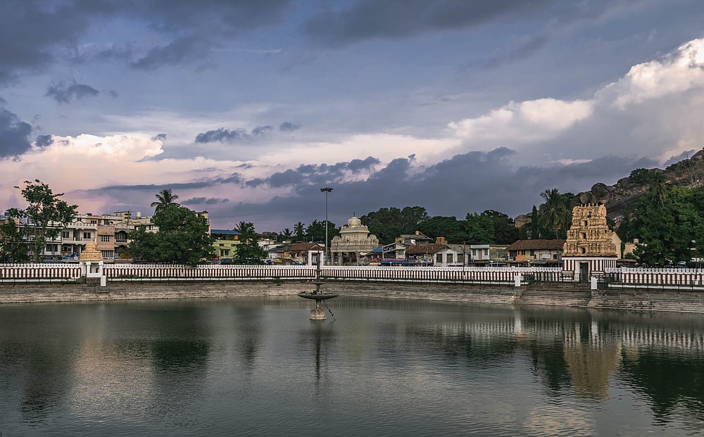 Shravanabelagola Temple complex on Chandragiri Hill is one of the most important places of pilgrimage for followers of Jainism