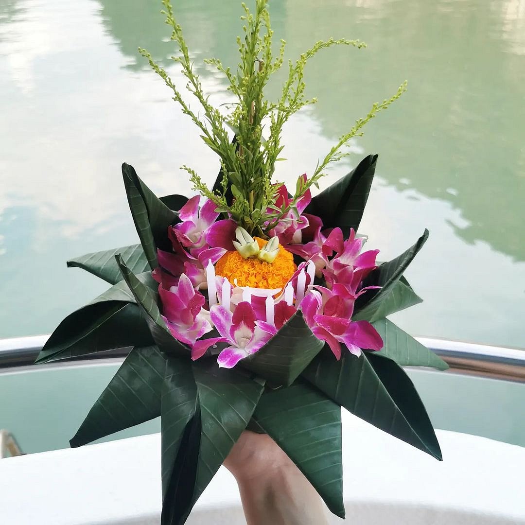 A traditional Krathong