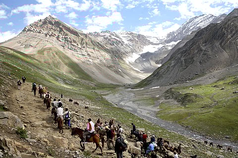 The length of the trek varies from 36 to 48 km 