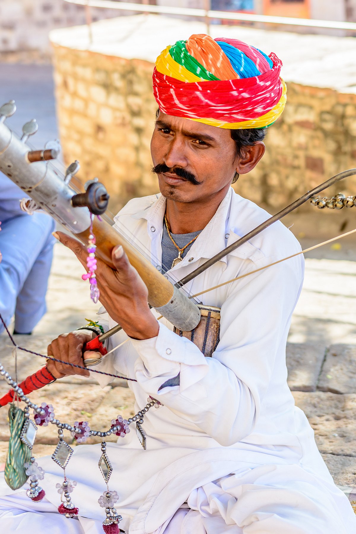 Shutterstock : A singer at Jodhpur RIFF 2023