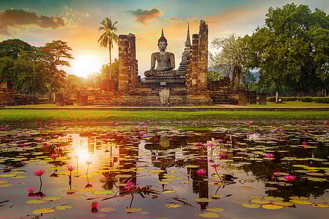 Wat Mahathat Temple, Thailand