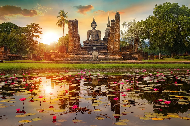 Wat Mahathat Temple, Thailand