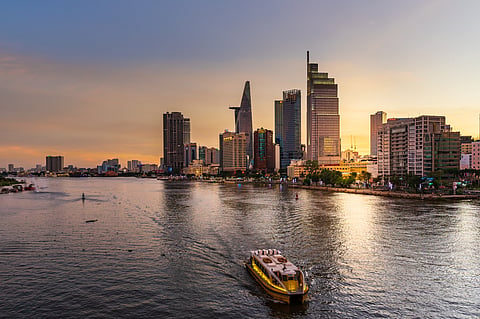 A view of Bitexco Financial Tower