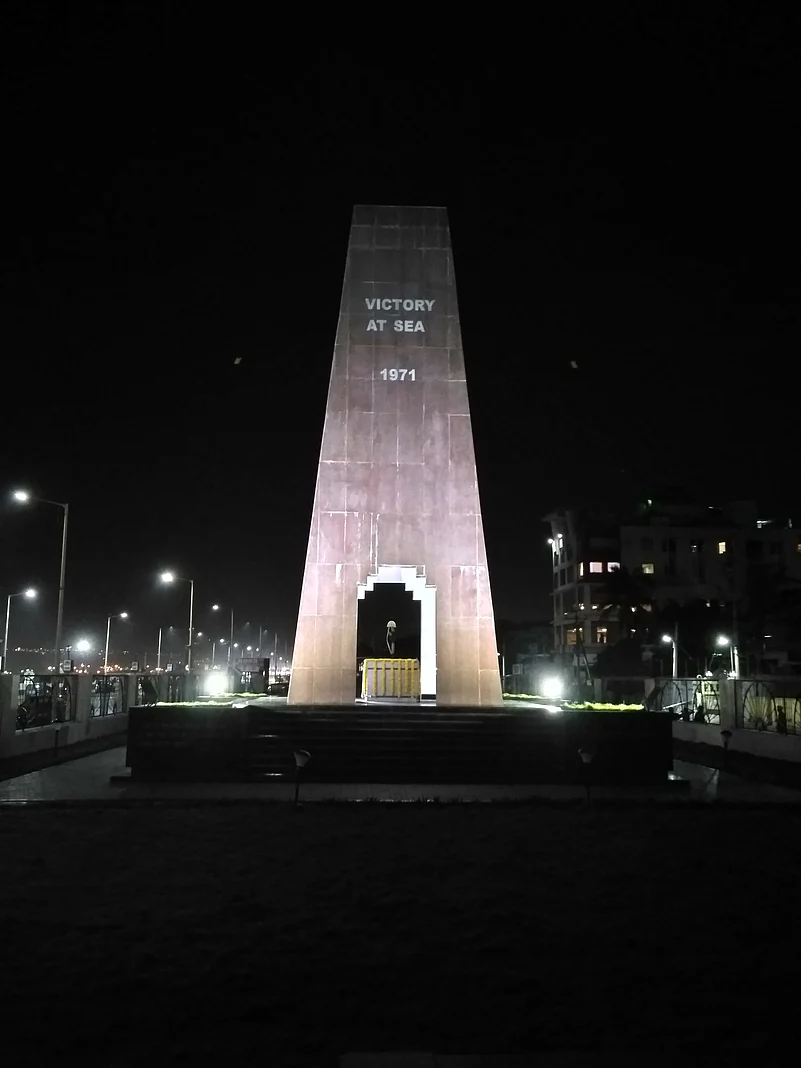 Victory at Sea Memorial, along RK Beach Road, is a tribute to the slain soldiers