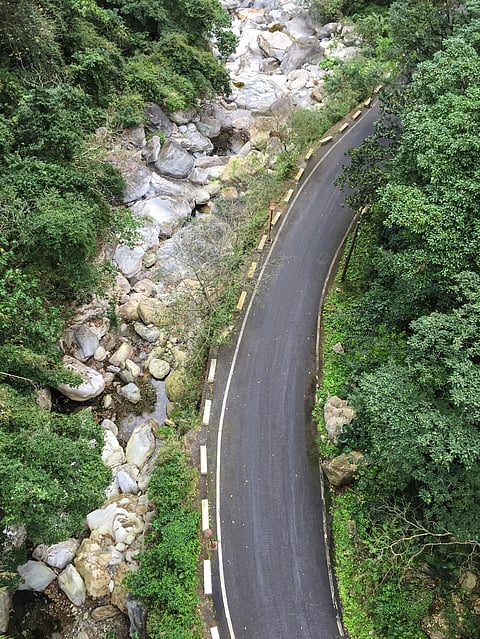 A path along the East Coast Road
