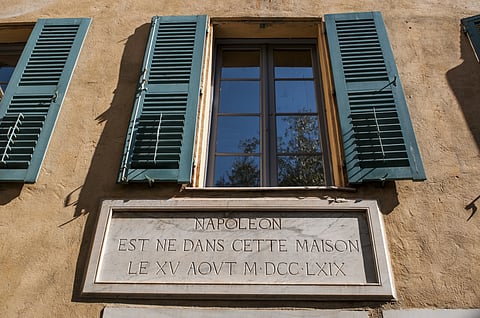 The birthplace and ancestral home of Napolean, now a museum
