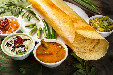 Dosa, a popular South Indian Dish