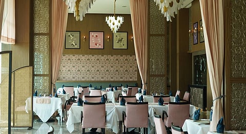 Zaffran fine-dining restaurant located at Hotel Novotel 