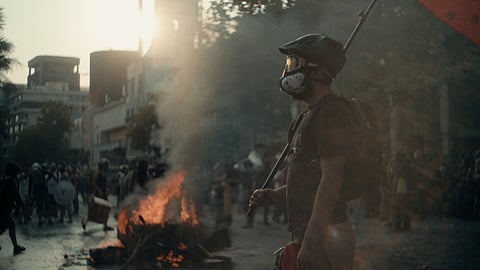 A shot from “Dear Future Children”