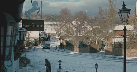 The White Horse pub in Shere