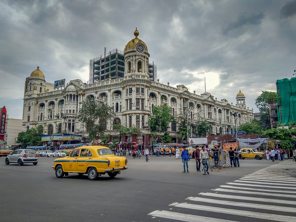 Around the area near Esplanade in Kolkata