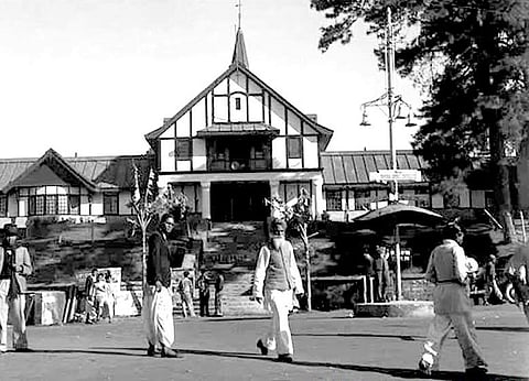 An old photograph of the Old Assembly building