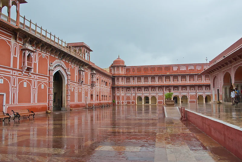 The City Palace complex is a sprawling enclosure with many courtyards, gateways and gardens
