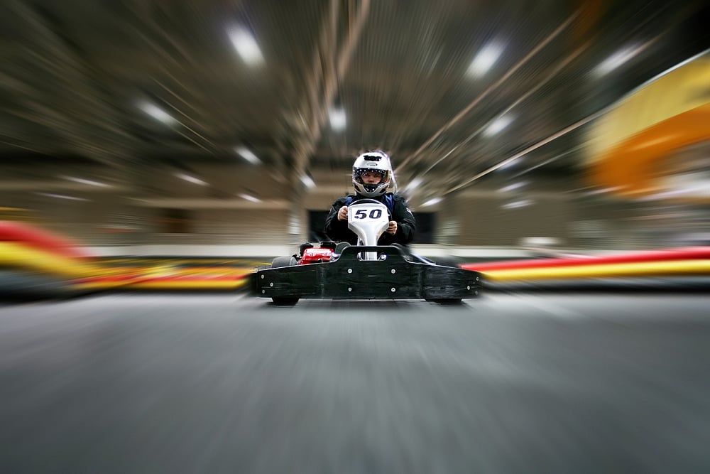 Smaaash has a go-karting facility as well