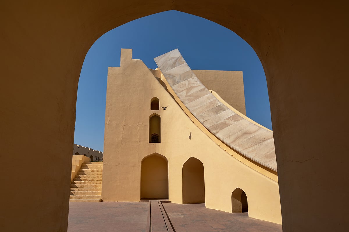 Jantar Mantar Observatory, completed in 1734, has an extraordinary collection of astronomical instruments