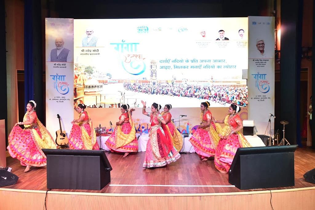 The Ganga Utsav 2023 was celebrated with various musical and cultural performances in Delhi