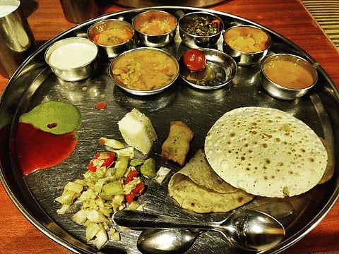A thali from Sasuji