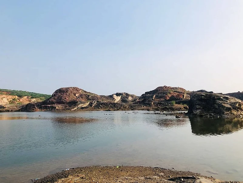 Panikot Lake among the Aravallis