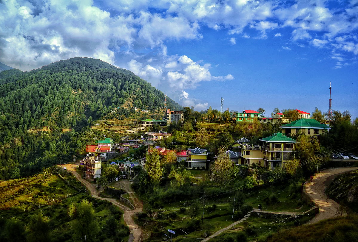 Shutterstock : View of Mcleod Ganj, Dharamshala