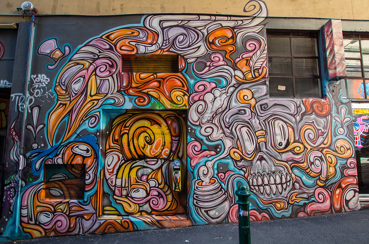 Hosier Lane and Rutledge Lane are locations where such art is permitted and encouraged