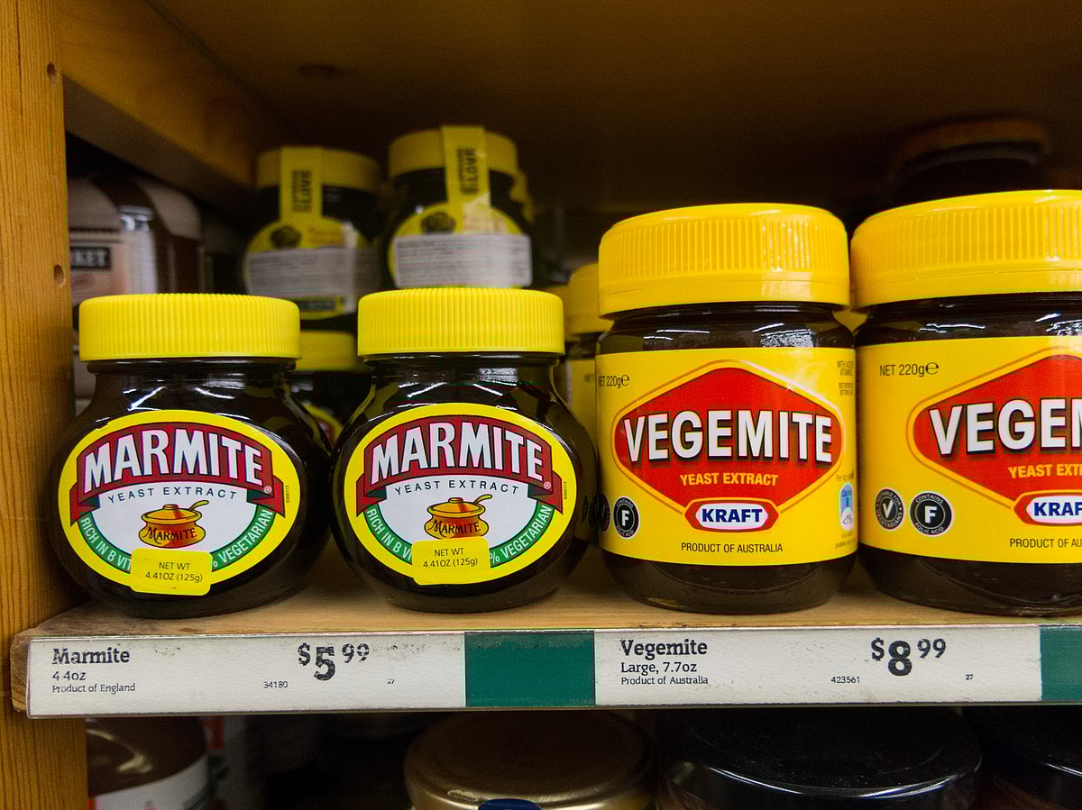 Vegemite was inspired by the British Marmite