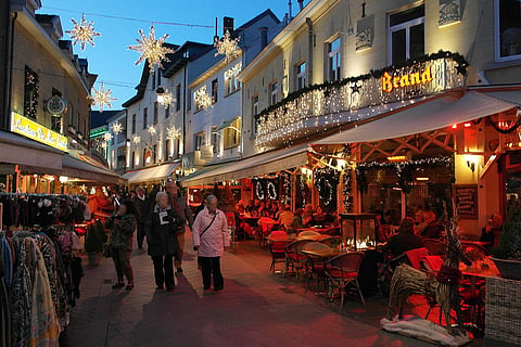 The stalls and pop-ups in Valkenburg