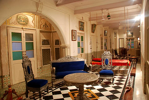 The heritage stay has an Indo-Saracenic blend of architecture