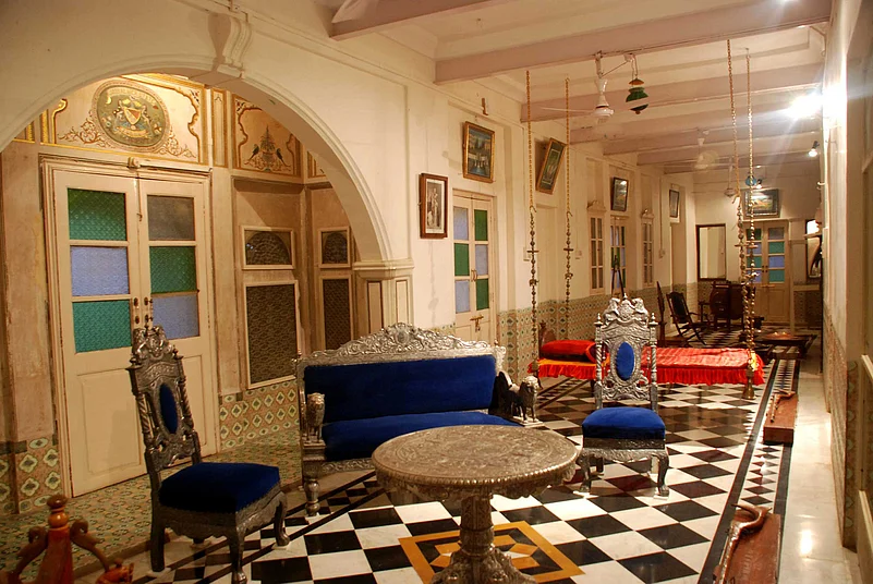 The heritage stay has an Indo-Saracenic blend of architecture