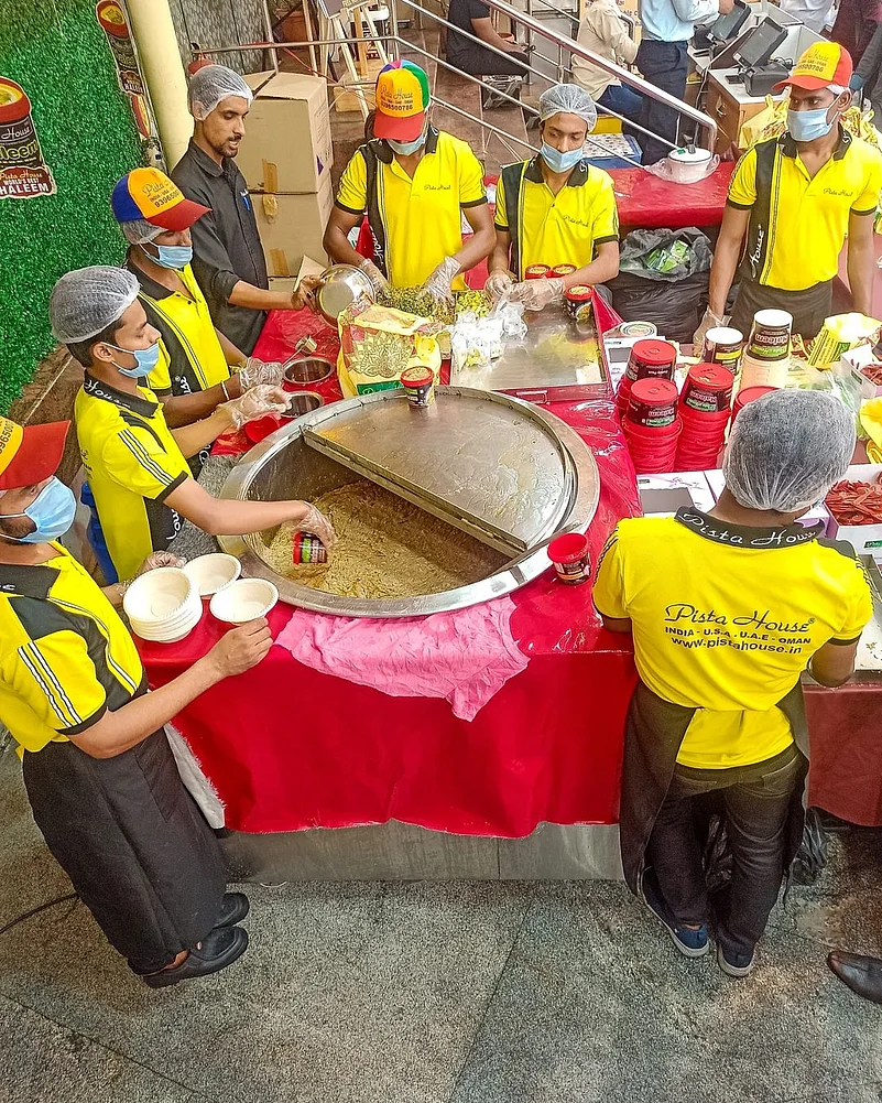 Pista House in Hyderabad sells pastries, cakes and bread