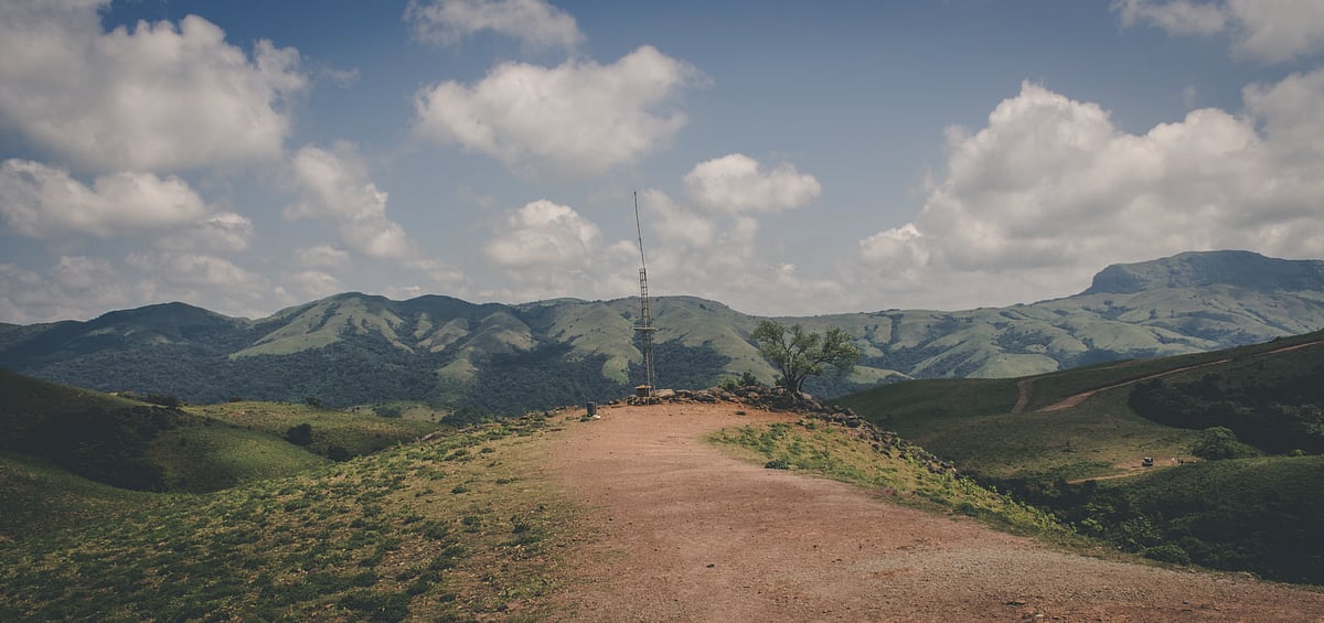A view of the Pushpagiri Wildlife Sanctuary