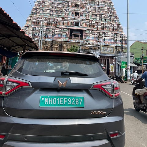 Reddy's e-car on the way to Goa