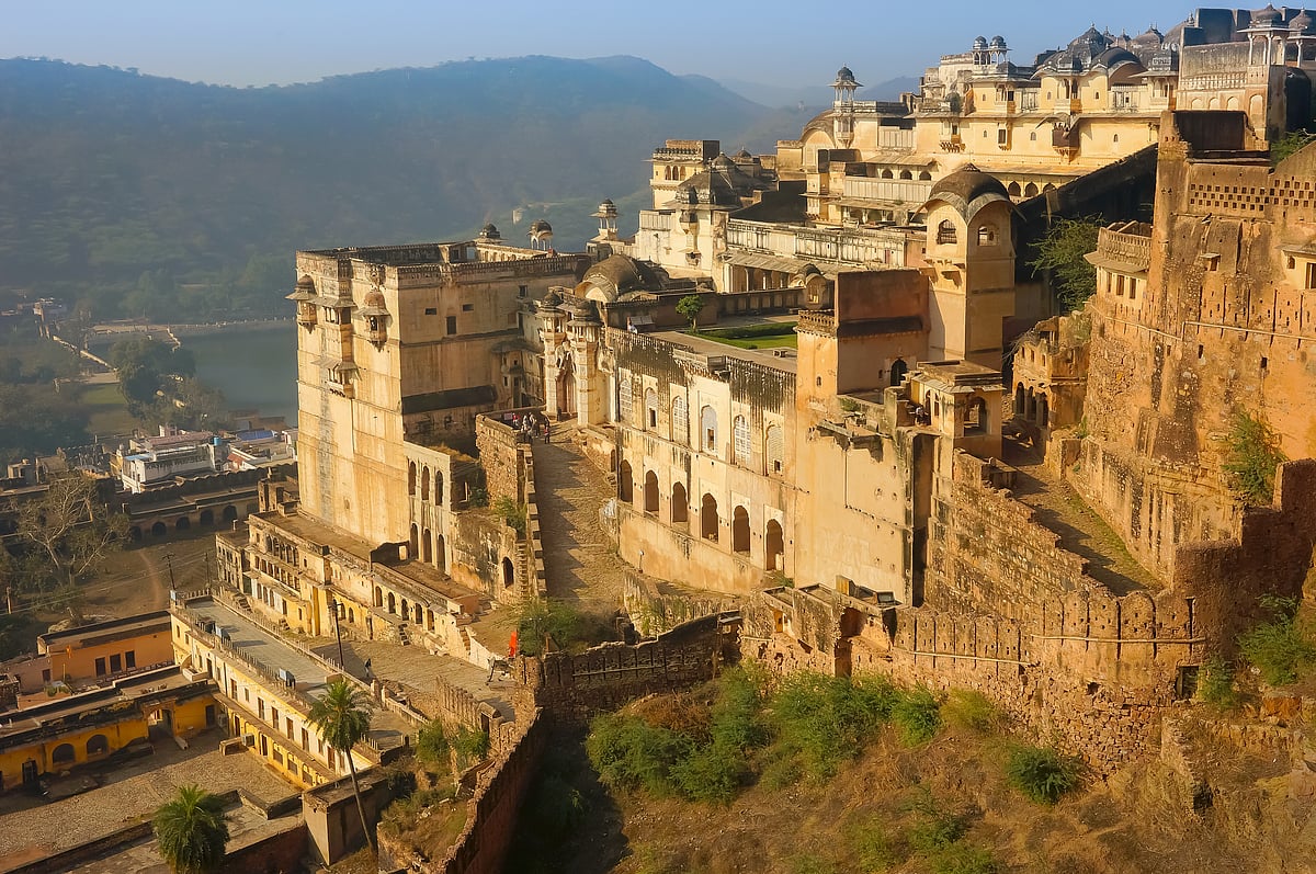 Taragarh fort in Bundi city, one of the biggest Indian castles