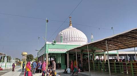 People visiting the holy Ajmer Sharif Dargah