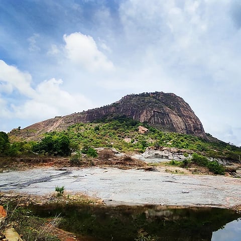 View of the Kabbaladurga Fort