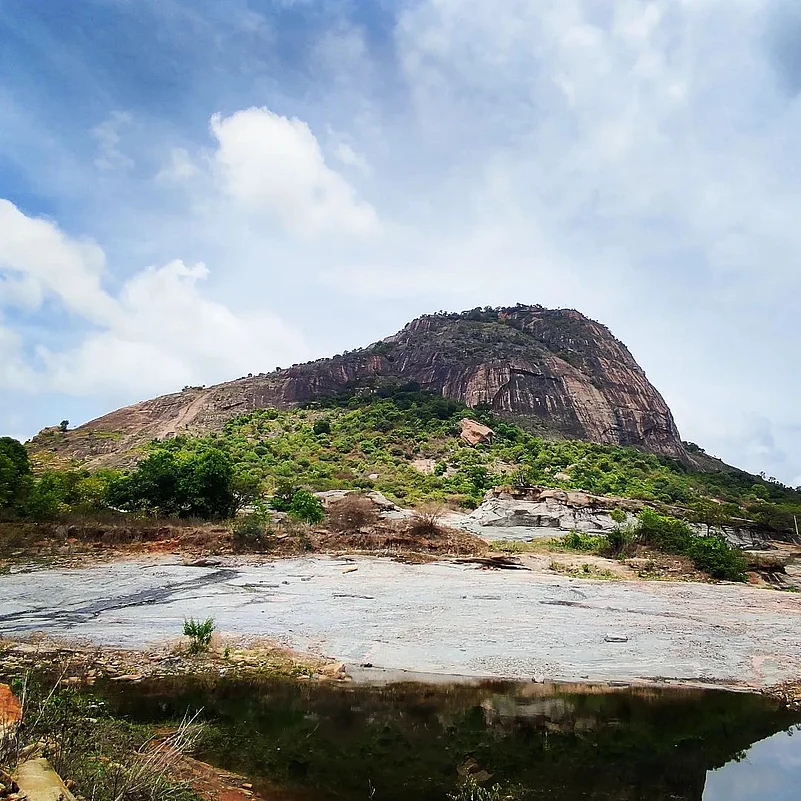 View of the Kabbaladurga Fort
