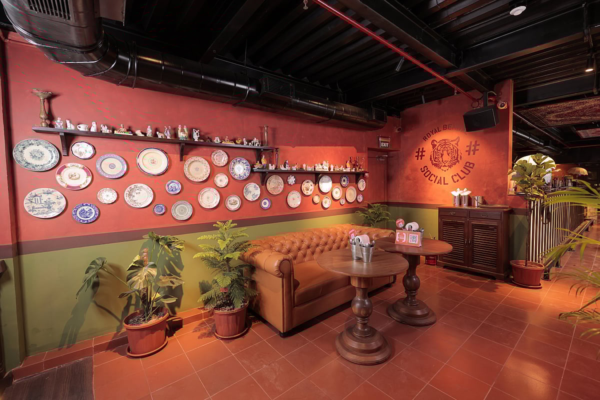 The interiors are a mix of quirky ephemera 