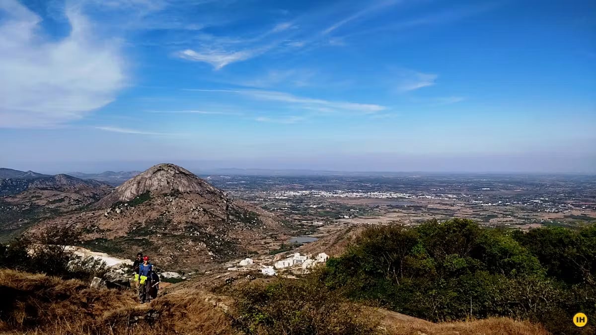 The view from the top of Channakeshava Betta 