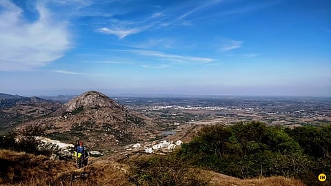 The view from the top of Channakeshava Betta