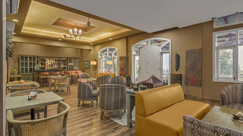 Fuzion Lounge offers a cosy dining