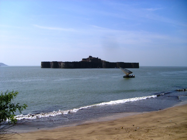 The view of the fort from the shore