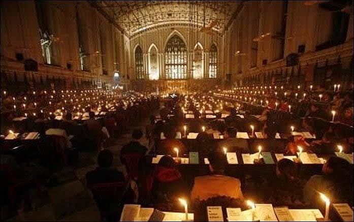 Midnight mass at St Pauls Cathedral