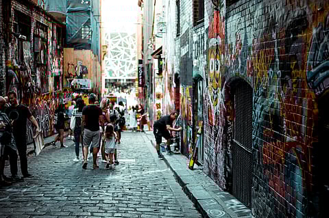 Street art in Melbourne, Australia