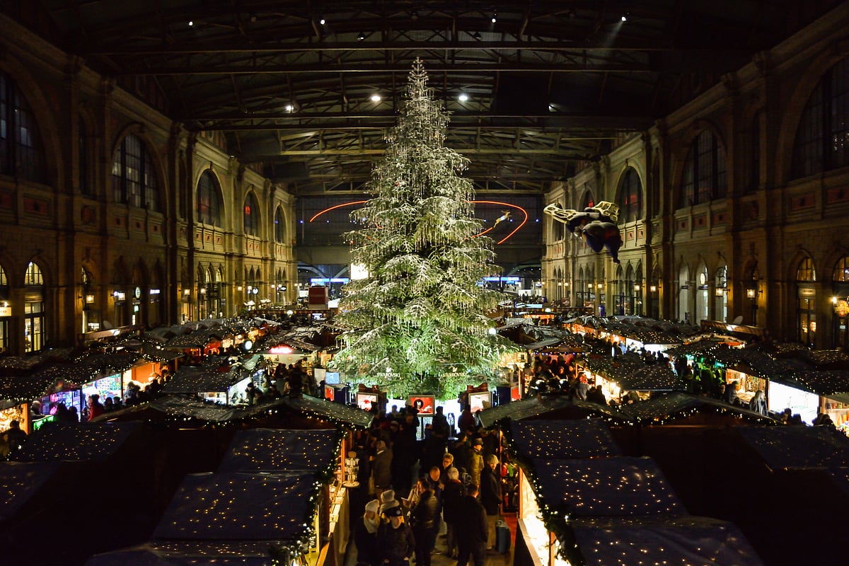 Christmas market at Zurich