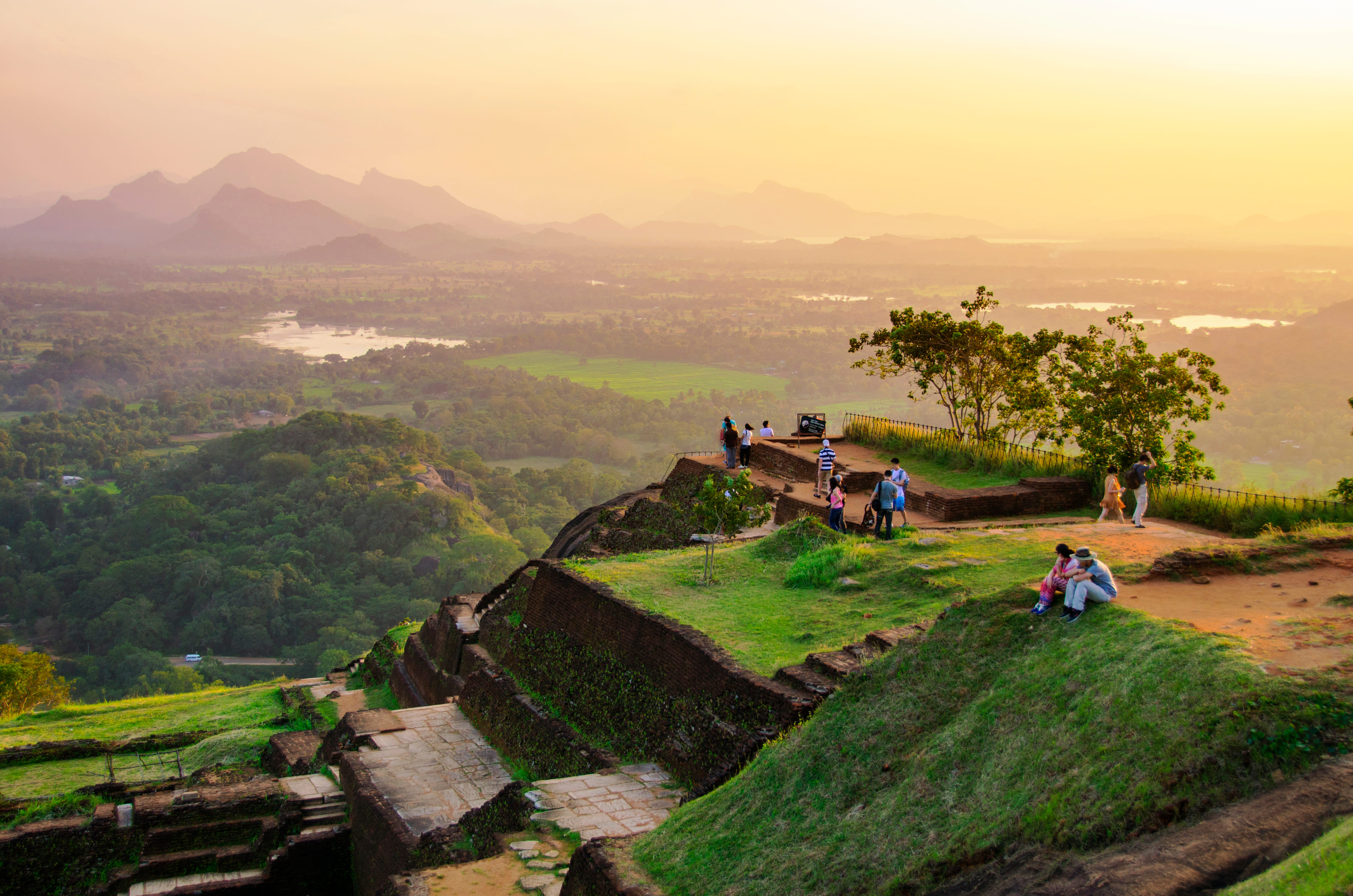 Atop the Sigiriya Rock