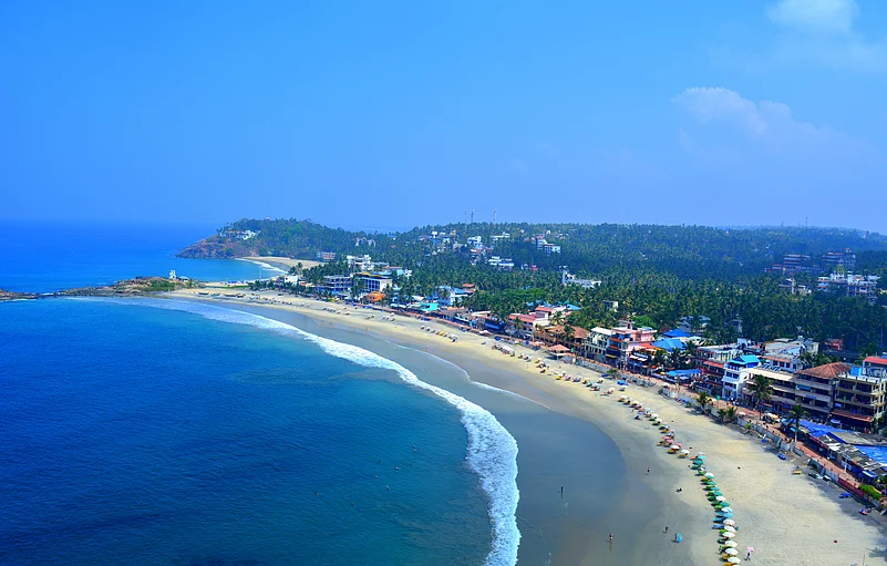 Om Beach is shaped like the symbol Om