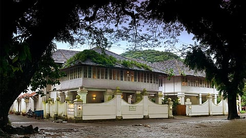 The Tower House stands at a location where a 17th century lighthouse once stood