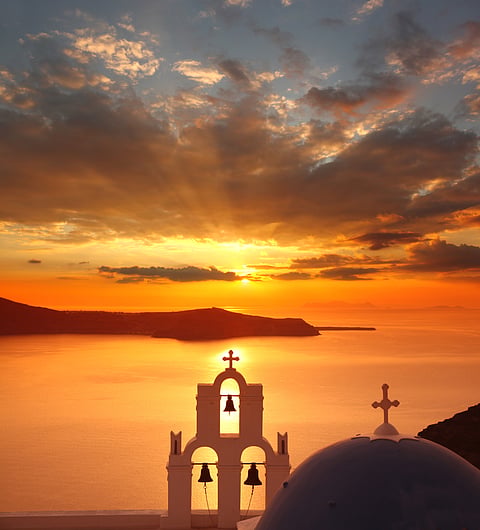 Sunset at Santorini