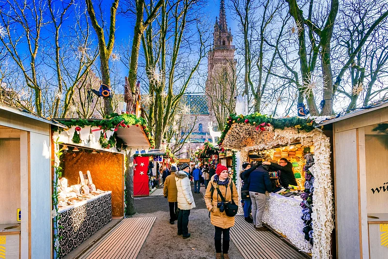 Basel’s Christmas market is the biggest in Switzerland
