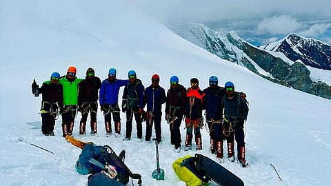 A glimpse of Colonel Jamwal's Har Shikhar Tiranga expedition