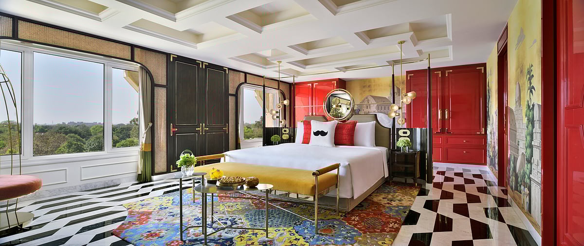The Maharaja Suite is an ode to the pioneer of Indian aviation